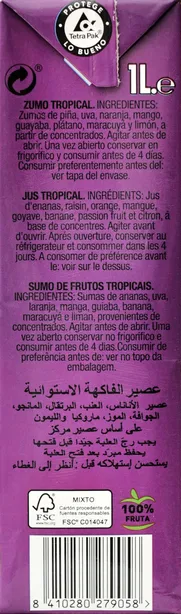 Jus Tropical 100%