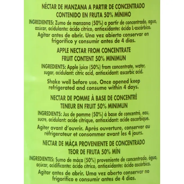 Apple Nectar 1L Bottle